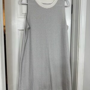 A New Day Black and White Striped Dress